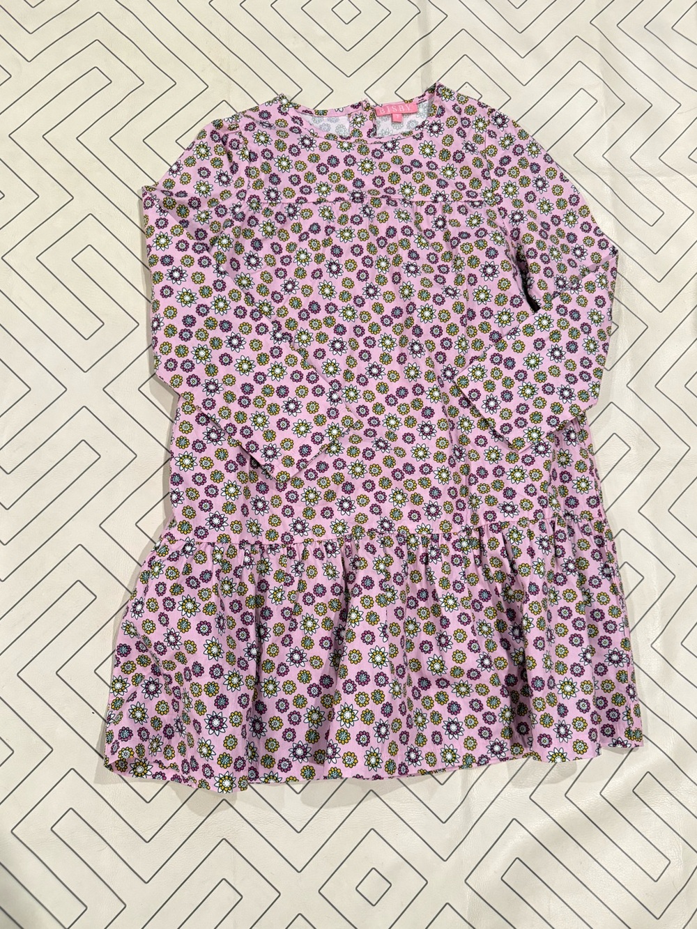 Bisby Purple Floral Longsleeve Dress